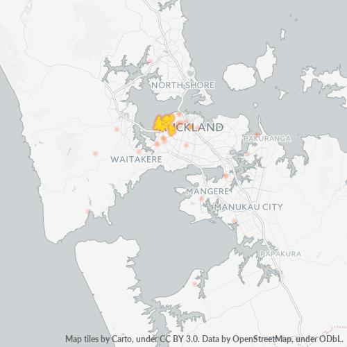 1022 Business Density Heatmap