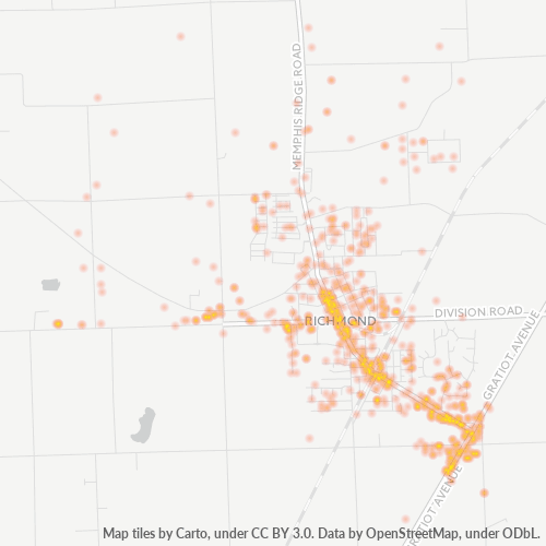 48062 Business Density Heatmap