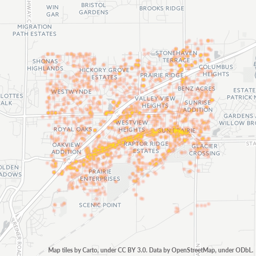 53590 Business Density Heatmap