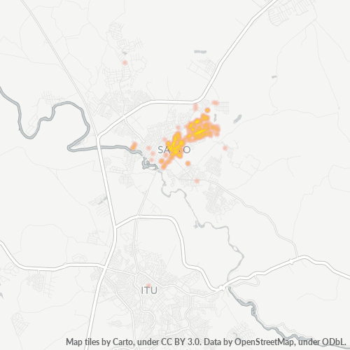 13322-000 Mapa de calor de densidad empresarial