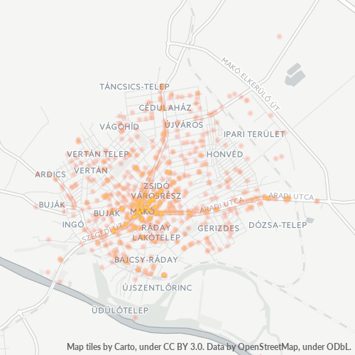 6900 Vállalati sűrűségi térkép
