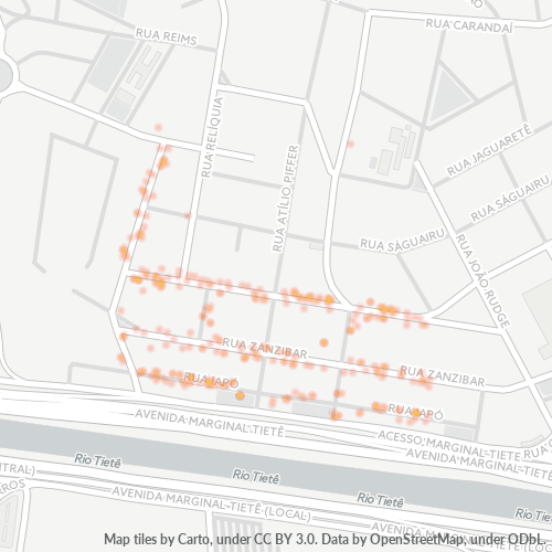 02512-000 Heatmap de Densidade da Empresa