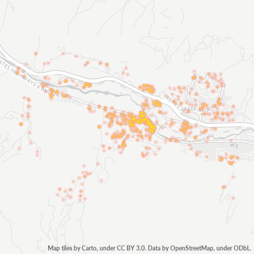 81632 Business Density Heatmap
