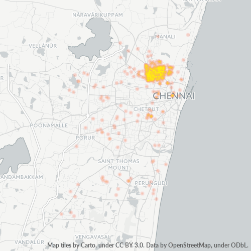 600039 Business Density Heatmap