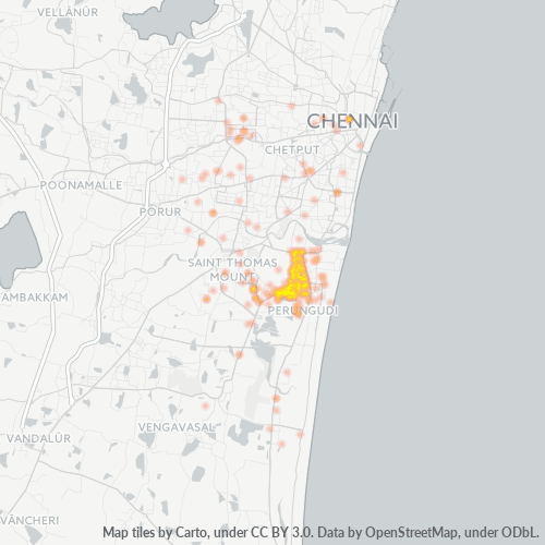 600113 Business Density Heatmap