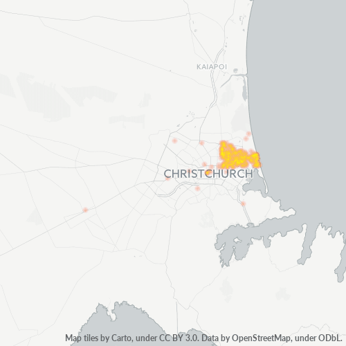 8061 Business Density Heatmap