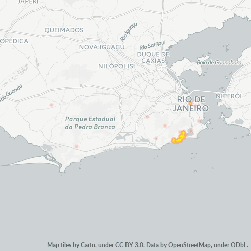 22450-000 Mapa de calor de densidad empresarial