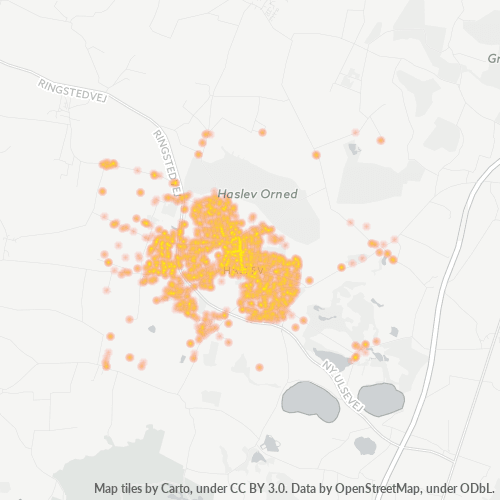 4690 Heatmap over forretningstæthed