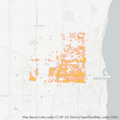 53144 Business Density Heatmap