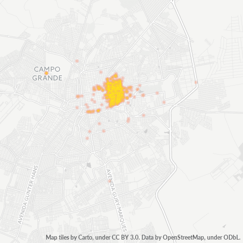 79020-000 Heatmap de Densidade da Empresa