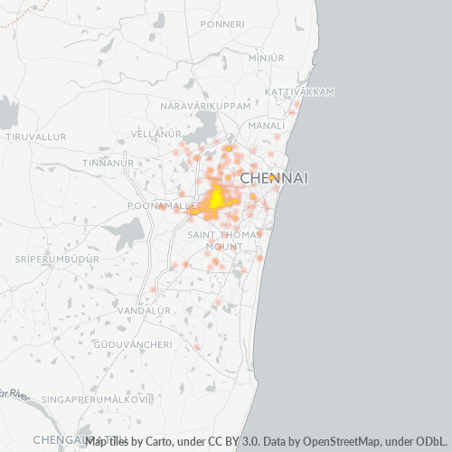 600092 Business Density Heatmap
