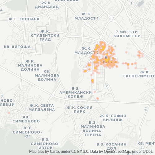 1712 Топлинна карта на бизнеса