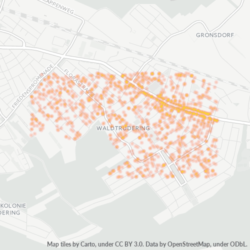 81827 Standortdichte-Heatmap