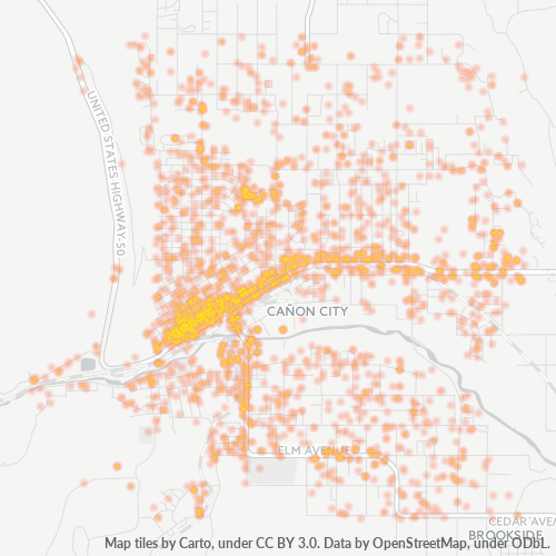81212 Business Density Heatmap
