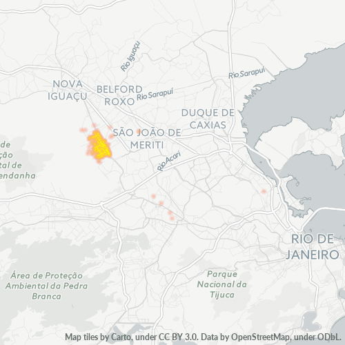 26510-000 Mapa de calor de densidad empresarial