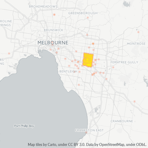 3149 Business Density Heatmap