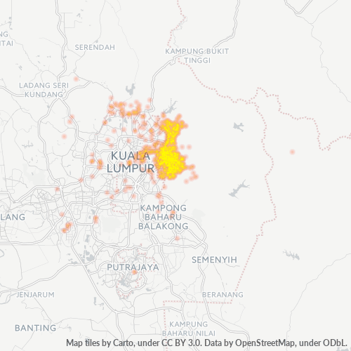 68000 Business Density Heatmap