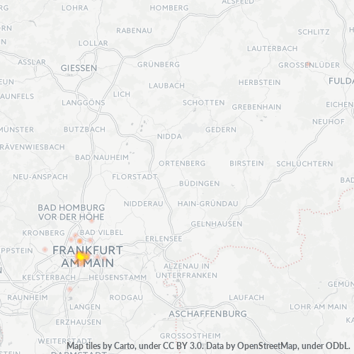Heatmap für plz 60325