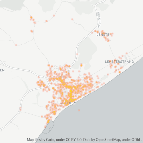 Heatmap für plz 23743