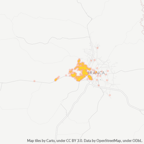 14406-000 Mapa de calor de densidad empresarial