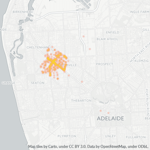 5011 Business Density Heatmap