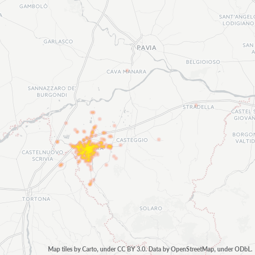 Mappa di calore per cap 27058