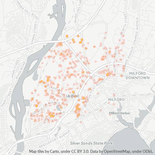 06461 Business Density Heatmap