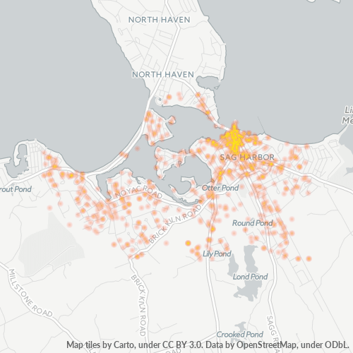 11963 Business Density Heatmap
