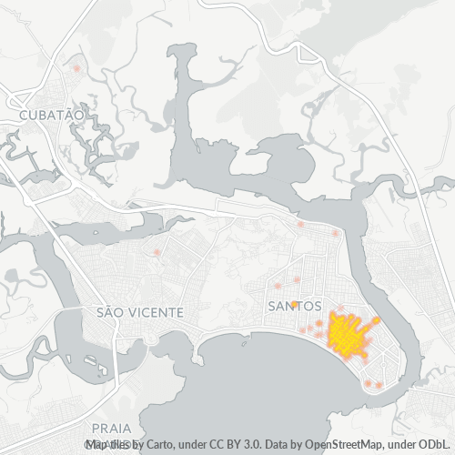 11040-000 Heatmap de Densidade da Empresa