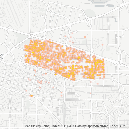94085 Business Density Heatmap