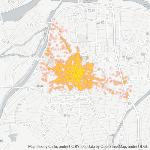 265 商業密度熱圖