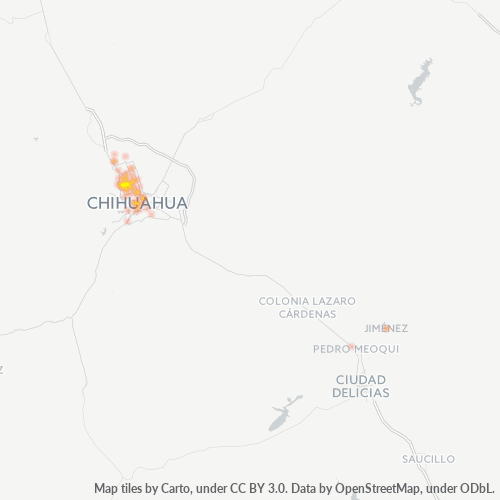 31120 Mapa de calor de densidad empresarial
