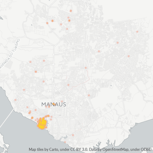 69027-000 Heatmap de Densidade da Empresa