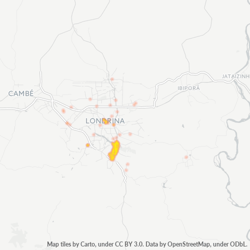 86046-000 Heatmap de Densidade da Empresa