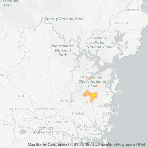 2084 Business Density Heatmap