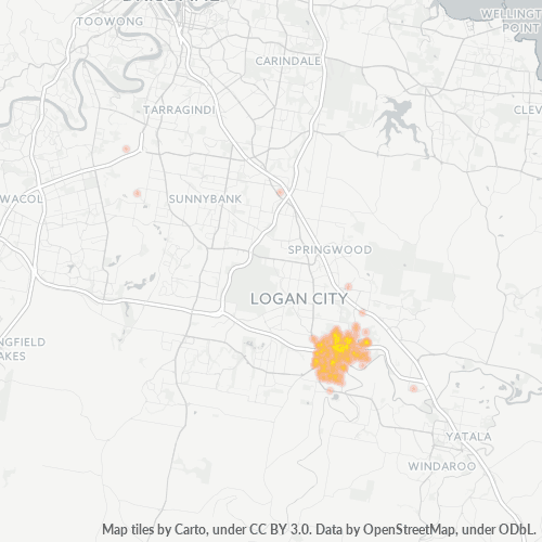 4131 Business Density Heatmap