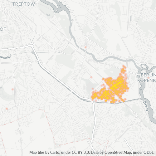 12489 Standortdichte-Heatmap