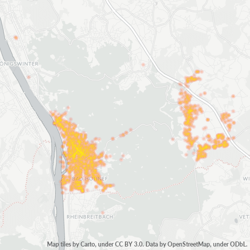 Heatmap für plz 53604