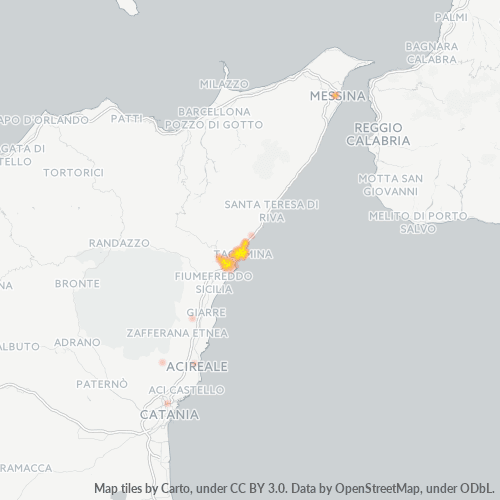 Mappa di calore per cap 98039