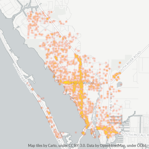 34223 Business Density Heatmap
