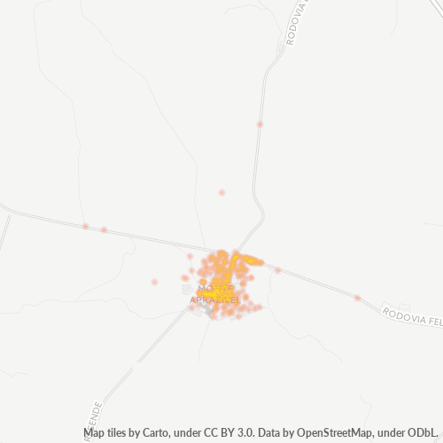 15150-000 Mapa de calor de densidad empresarial