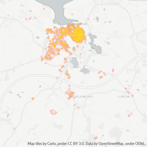Heatmap für plz 23966