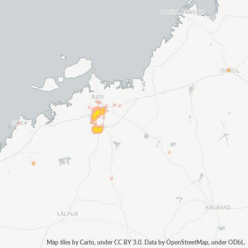 361004 Business Density Heatmap