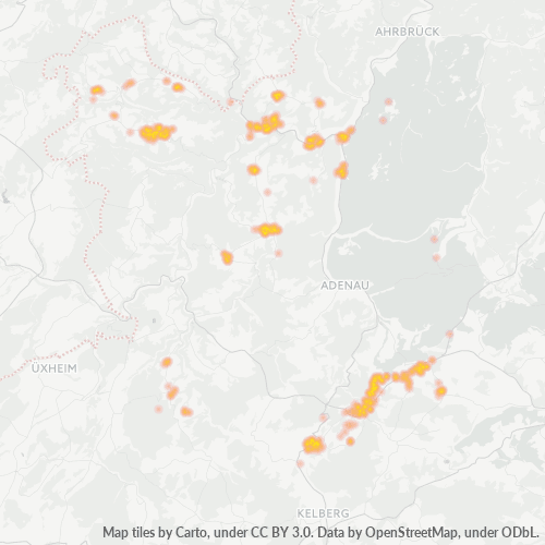 Heatmap für plz 53520