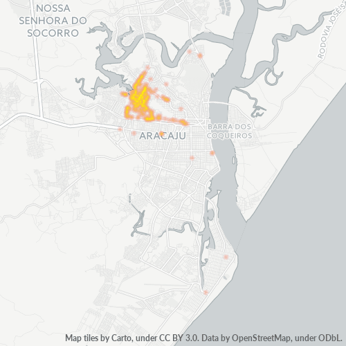 49087-000 Mapa de calor de densidad empresarial