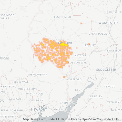HR2 Business Density Heatmap