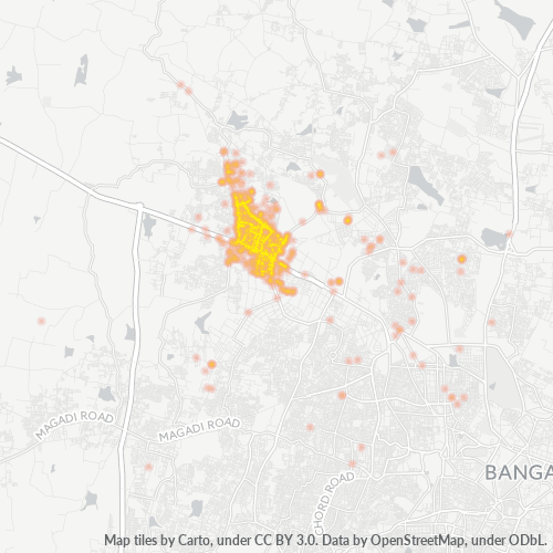 560057 Business Density Heatmap