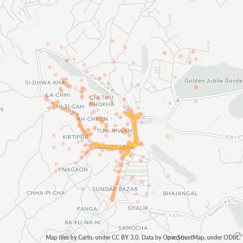 44618 Thermocarte de densité d'activité
