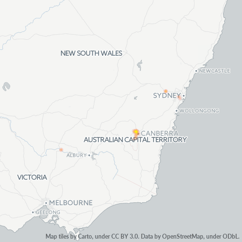 2617 Business Density Heatmap