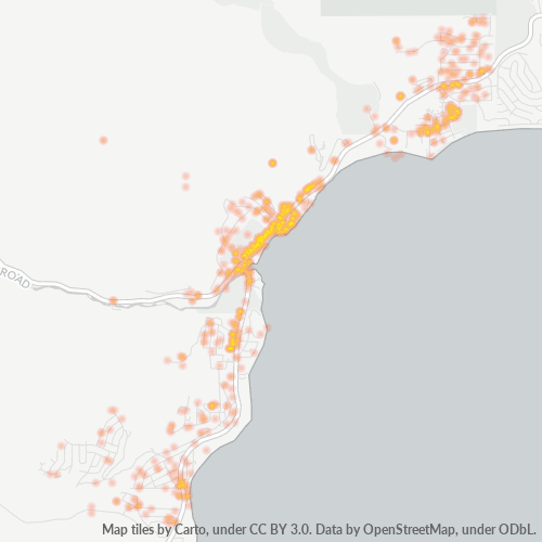 96145 Business Density Heatmap